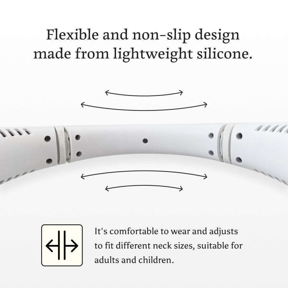 Portable neck fan