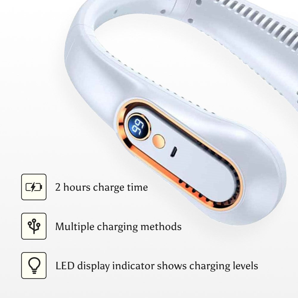 Portable neck fan